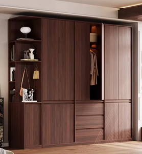 Meubles de dressing, armoire sur mesure, style italien minimaliste, personnalisation complète, rangement intelligent moderne, armoire à vêtements en MDF - Product Image 1