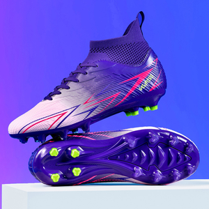 Chaussures de football de grande taille pour hommes, légères, respirantes, à crampons longs, pour l'extérieur, antidérapantes, chaussures de football professionnelles pour jeunes - Product Image 2