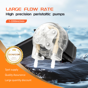 Lefoo nhanh chóng tháo gỡ thực phẩm cấp nhỏ nhu động bơm 24V 2000 ml/phút Syrup Kem điền Dispenser nhu động bơm - Product Image 2