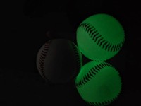Balle de baseball/softball lumineuse de 9 pouces pour l'entraînement au lancer et au réception – Idée cadeau