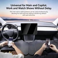 Table de voiture pliable en plastique pour Model Y/3 Refresh, accessoires intérieurs, bureau portable pour ordinateur portable, organisateur de siège arrière