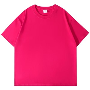 T-shirt in cotone pesante da 270g personalizzabile, versatile, a <span class=keywords><strong>mezza</strong></span> <span class=keywords><strong>manica</strong></span>, casual, ampia, alla moda, abbigliamento da lavoro <span class=keywords><strong>con</strong></span> salopette lunga - Product Image 4