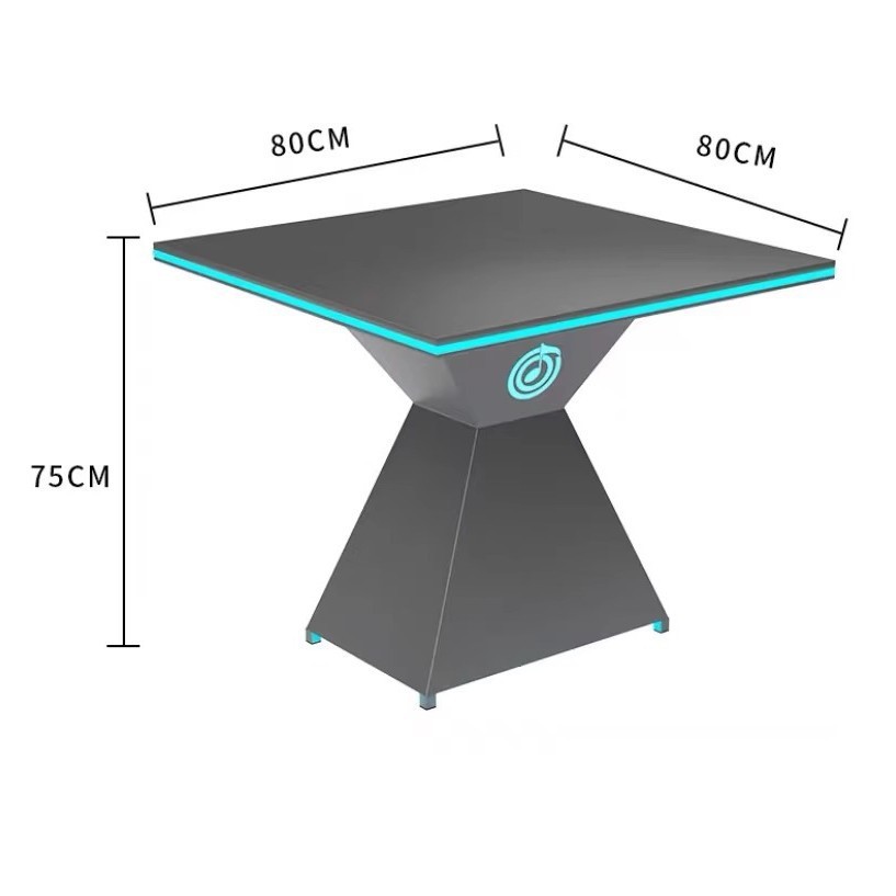 Luminous square table