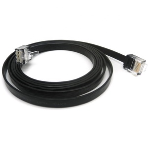 Cables de Conexión Ethernet Cat <span class=keywords><strong>6</strong></span> Cat6 <span class=keywords><strong>UTP</strong></span> RJ45 de Bajo Perfil, Flexibles, Personalizados, de Alta Calidad, 32 AWG, Super Planos, con Certificación RoHS, de 0.5m, 1m, 2m, 3m, 5m - Product Image 2