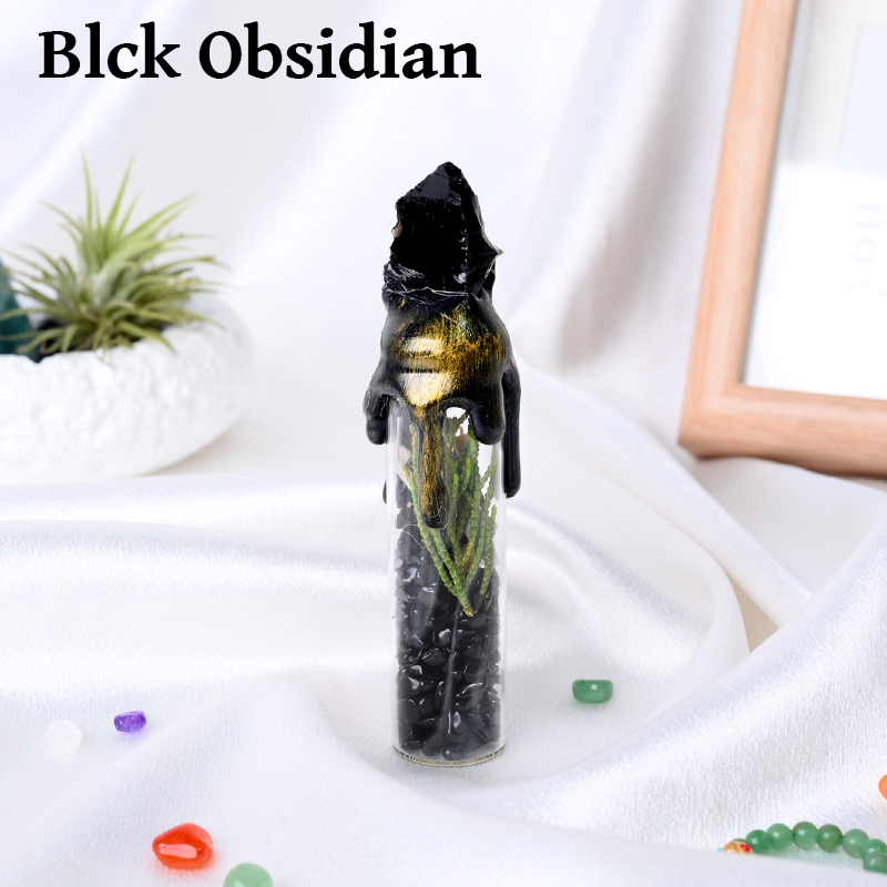 Black obsidian