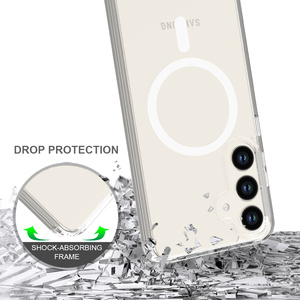 Coque de téléphone transparente avec chargeur magnétique sans fil de haute qualité pour Samsung Galaxy S22 S23 S24 S25 Plus ultra - Product Image 3