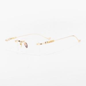 <span class=keywords><strong>Gafas</strong></span> <span class=keywords><strong>de</strong></span> Lectura <span class=keywords><strong>de</strong></span> Alta Gama, Titanio Puro, Negro, Dorado, Plateado, Ópticas, <span class=keywords><strong>de</strong></span> Prescripción, Marca <span class=keywords><strong>de</strong></span> Lujo, Sin Marco, Fabricante <span class=keywords><strong>de</strong></span> <span class=keywords><strong>Gafas</strong></span> al por Mayor - Product Image 3