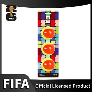 Juguetes para Mascotas con Licencia Oficial de la Copa Mundial de la <span class=keywords><strong>FIFA</strong></span>, Juego de 3 Pelotas de Alta Resistencia para Perros, Juguetes Interactivos para Masticar y Buscar - Product Image 4
