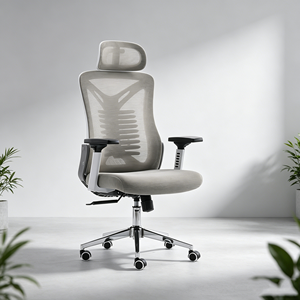 <span class=keywords><strong>Silla</strong></span> Ejecutiva Ortopédica Premium con Malla, Resorte Dinámico Lumbar, Reposabrazos 3D Ajustables, Respaldo Alto Transpirable y Giratorio - Product Image 1