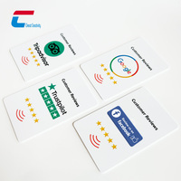 Carte de commentaires Instagram Facebook Google Maps programmable NFC Carte de commentaires Google
