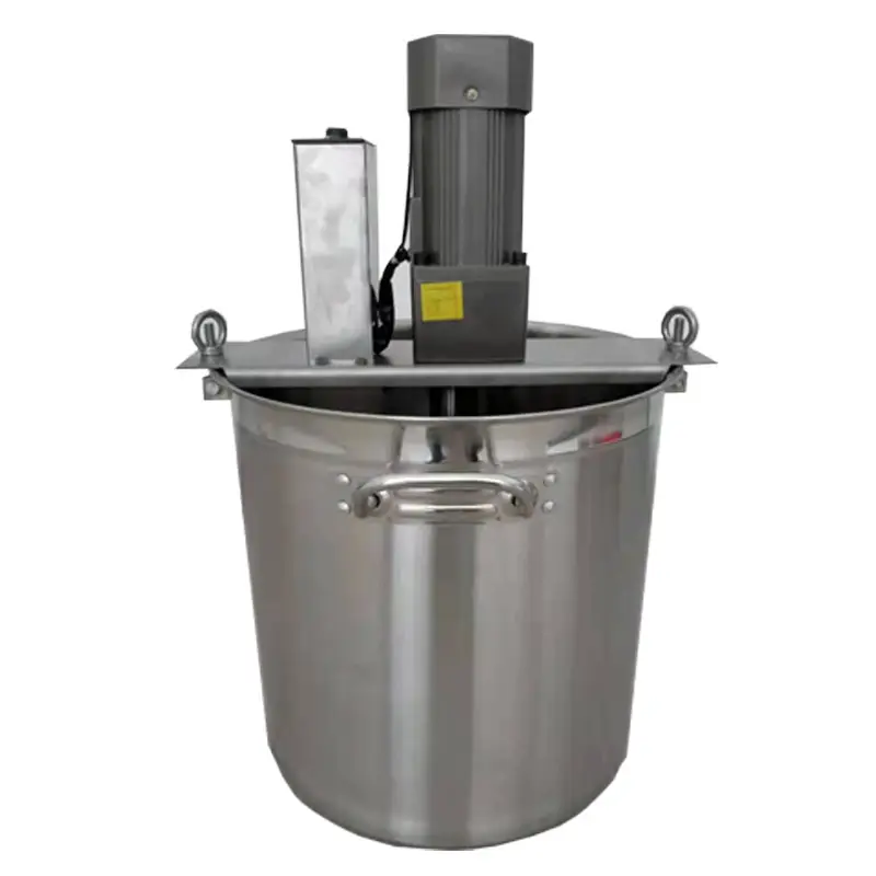 stainless steel tank with mixer heating juice jam sauce syrup mixing machine