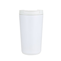 Termo DF Azul Claro de 380 ml, Acero Inoxidable 304, Aislamiento al Vacío, para Café y Agua, Portátil para Auto, Aislamiento Térmico de 6 a 12 Horas