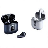 Écouteurs TWS 6.0 avec chargement Type-C, contrôle tactile, design semi intra-auriculaire, moule exclusif, écouteurs sans fil avec étui de chargement