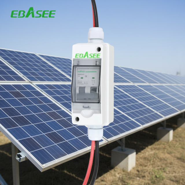CE IEC Certified Solar Photovoltaic PV 1000V DC 2 Way IP65 Waterproof Distribution Box Non-polar Circuit Breaker Box