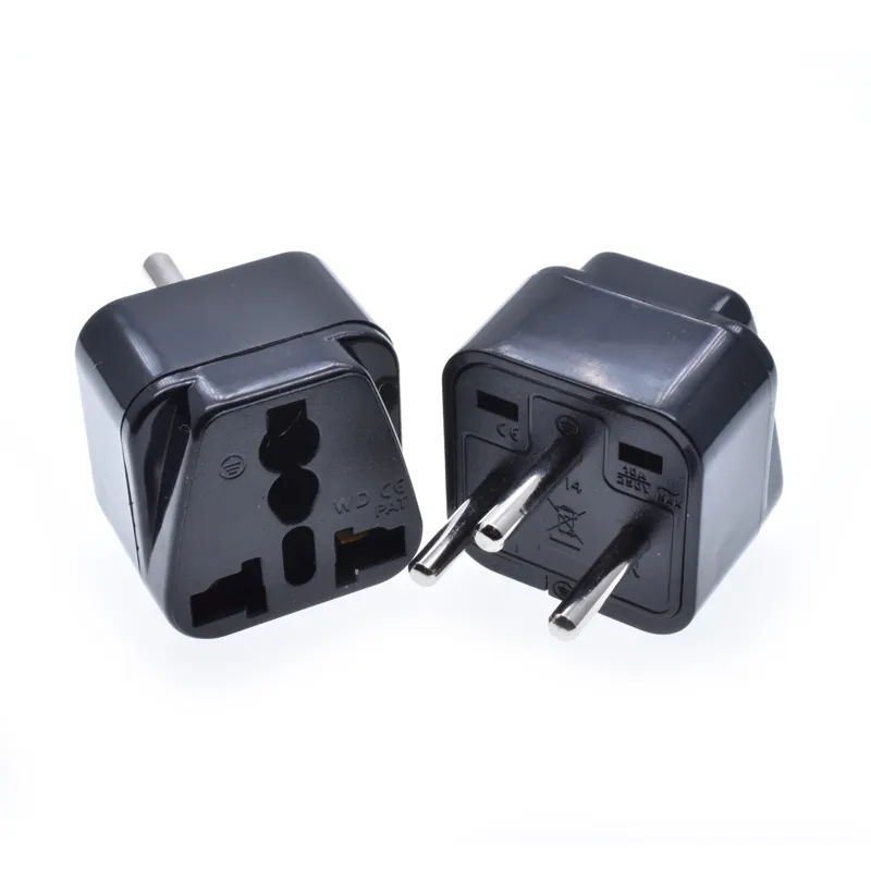 Universal AU EU USA EURO plugs to Israel plug travel adapter Type H 3 pins Power Converter