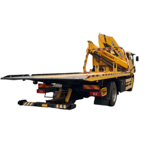 Camion de remorquage à plateau plat Foton 4x2 équipé d'une grue de 5 tonnes pour le sauvetage d'urgence, le dégagement routier, le sauvetage de véhicules - Product Image 4