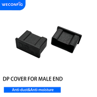 Couvre-prise anti-poussière DP, capuchon de protection pour port DisplayPort mâle, 100 pièces/paquet