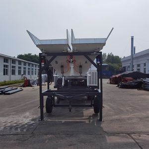 O mini misturador concreto e o reboque cimentam o misturador com máquina da bomba misturador concreto com bomba - Product Image 2