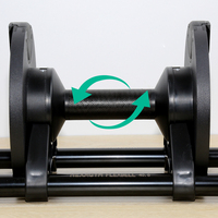 Ensemble d'Haltères Réglables Génération 2 pour Entraînement à Domicile, Incréments de 2KG, Poids de 32KG, 36KG, 40KG (90LB)