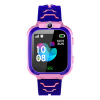 Jam Tangan Pintar Anak Q19 Desain Persegi dengan Kartu SIM 2G Dukungan Panggilan LBS Jam Tangan Anak Q12 Kartu SIM Jam Tangan Pintar Murah Q19 Anak-anak