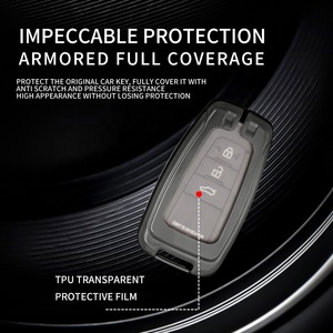 ปลอกกุญแจรถยนต์หนังแท้สำหรับ Toyota Camry Estima <span class=keywords><strong>Veloz</strong></span> ปี 2022 พร้อมพวงกุญแจ สำหรับ Rav 4 ปี 2018 จากผู้ผลิตระดับพรีเมียม - Product Image 4
