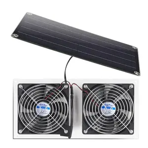 Precio barato Paneles solares al aire libre 5W 10W 20W Mini panel solar 6V 12V USB DC Cargador solar para batería Ventilador alimentado por energía solar