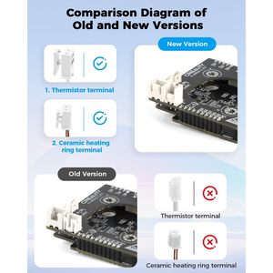 Placa adaptadora de boquilla Creality K1 V13, placa PCB para K1C K1 SE K1 MAX, repuesto de cabezal de herramienta Hotend - Product Image 3