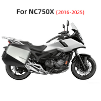 Sacoche latérale rigide pour moto 33L+30L, compatible Honda NC750X, coffre à bagages à dégagement rapide avec kit de fixation, directement de l'usine