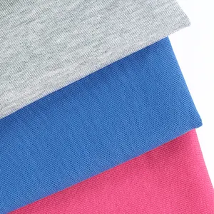 High End Fabric Free Sample 21s 100% Cotton 260gsm Cotton Jersey Knit Plain T Shirt Fabric