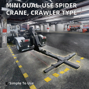 Minigrúa Araña <span class=keywords><strong>Autopropulsada</strong></span> Portátil de Doble Uso para Petróleo y Electricidad, Tipo Oruga, Plegable, con Motor Fabricado en China - Product Image 3
