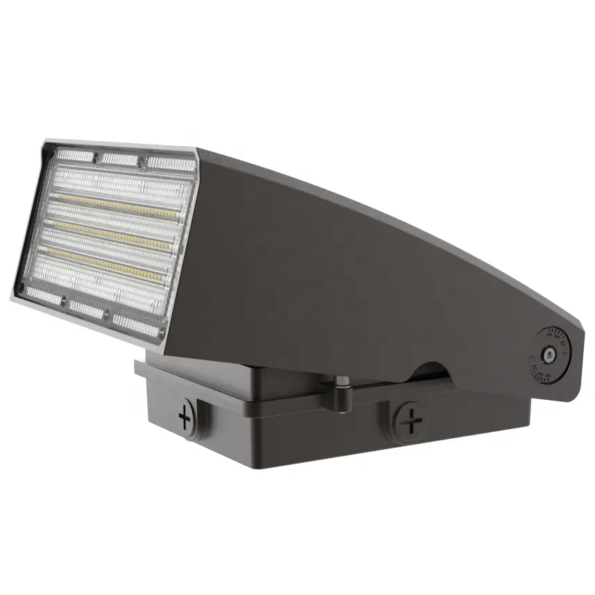 ETL Listed Full Cutoff Led Wall Pack 25W-120W Adjustable IP65 Outdoor Wall Pack Light