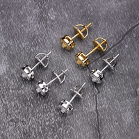 Boucles d'oreilles en cristal bon marché en gros Boucles d'oreilles en fil de mariage avec ballerine occidentale et zircon cubique Ensemble gratuit Logo sculpté