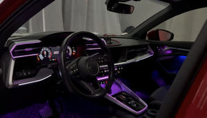 Lámpara Ambiental LED Interior ZYCELA para Audi A3/S3 2021-2025, Luces de Atmósfera RGB Magic <span class=keywords><strong>Symphony</strong></span>, Compatible con 12V - Product Image 4