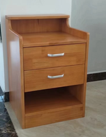 Table de chevet moderne en bois écologique avec rangement pour appartement, chambre à coucher, hôpital
