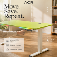 Table de jeu électronique AOR moderne, plateau en placage de fibre de carbone de qualité E0 de 18 mm, personnalisation des couleurs, protection contre la surchauffe, vente en gros d'usine