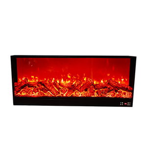 <span class=keywords><strong>Chimenea</strong></span> electrónica interior eléctrica con llama de metal base decorativa y simulación de leña <span class=keywords><strong>para</strong></span> uso doméstico - Product Image 1