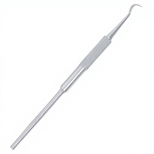 Empujador de Cutículas de Acero Inoxidable de Doble Punta, Herramienta Reutilizable para Manicura - Product Image 2