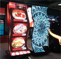 Module incurvé souple affichage Led Flexible polychrome P1.875 P2 P2.5 P3 P4 P5 panneau Led intérieur souple