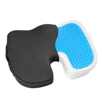 Coussin de siège en mousse à mémoire de forme pour chaise de bureau Oreiller lombaire ergonomique pour le confort et le soutien