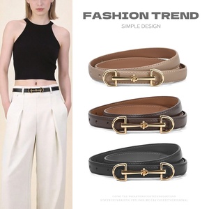 <span class=keywords><strong>Ceinture</strong></span> fine élégante <span class=keywords><strong>en</strong></span> <span class=keywords><strong>cuir</strong></span> véritable pour <span class=keywords><strong>femme</strong></span>, boucle lisse, <span class=keywords><strong>en</strong></span> <span class=keywords><strong>cuir</strong></span> de vachette, pour robes et pantalons, vente <span class=keywords><strong>en</strong></span> gros d'usine, alliage - Product Image 1