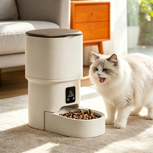 Distributeur automatique de nourriture pour animaux de compagnie avec caméra, distributeur intelligent de nourriture pour animaux de compagnie, alimentation programmée, distributeur automatique de nourriture pour animaux de compagnie de petite et moyenne taille - Product Image 1