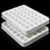 Plateau thermoformé en PET de 1 mm d'épaisseur, sur mesure pour l'emballage de composants électroniques, fournisseur en gros, en vrac