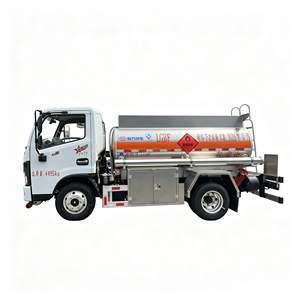 Camion-citerne mobile Dongfeng 4x2 de 3000 litres (3 m³) en alliage d'aluminium léger avec distributeur de carburant - Product Image 1