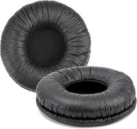 Lantronlife Coussinets d'oreille en mousse de cuir de taille universelle pour casque d'écoute Housse de remplacement pour casque d'écoute Call Center Accessoire