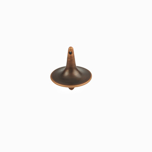 Juguete Antiestrés de Metal con Forma de Totem de Película, Giroscopio Plateado para Girar con la Mano, Pequeño Ciclón Giratorio para Dedos, Regalos para Niños - Product Image 2