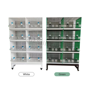 Cage à oiseaux empilable multi-couches pour animaux domestiques Cages d'élevage de canaris Cages d'élevage mobiles pour pigeons et perroquets Cage d'élevage d'oiseaux - Product Image 1