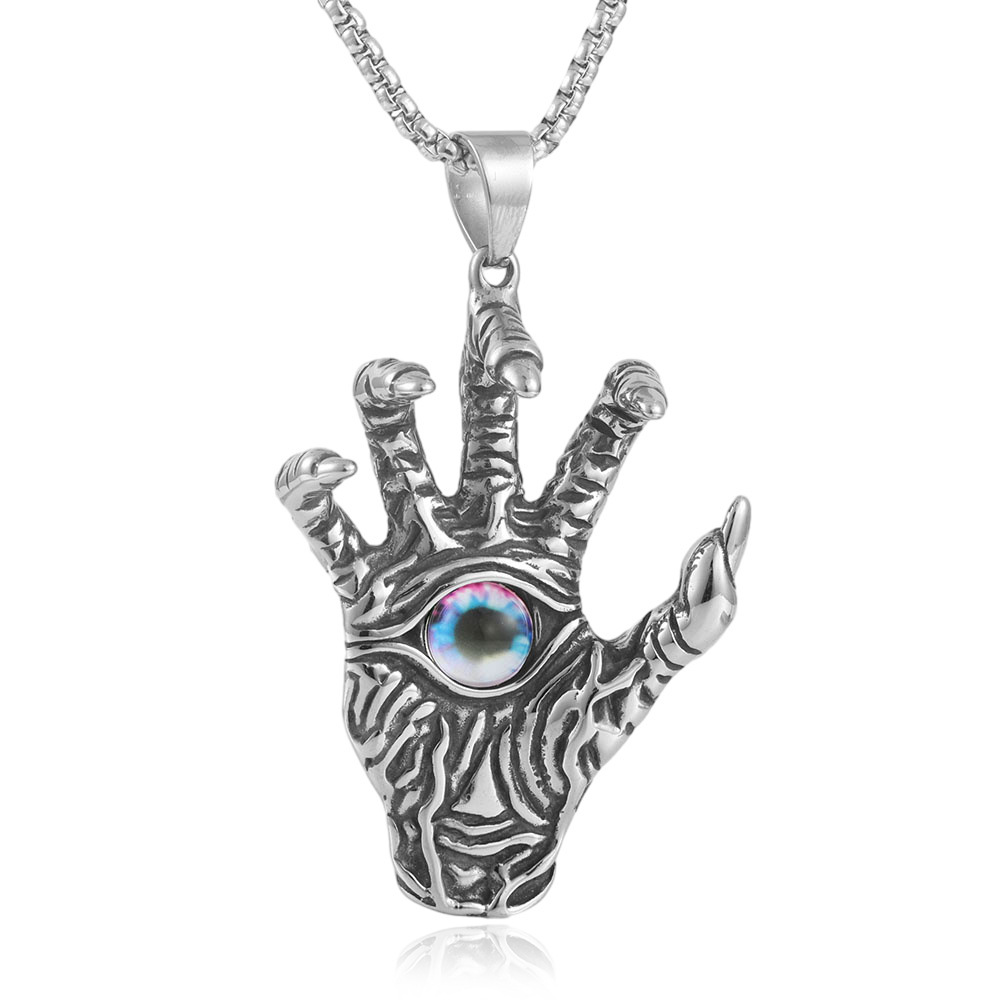 Argent (yeux roses et bleus)