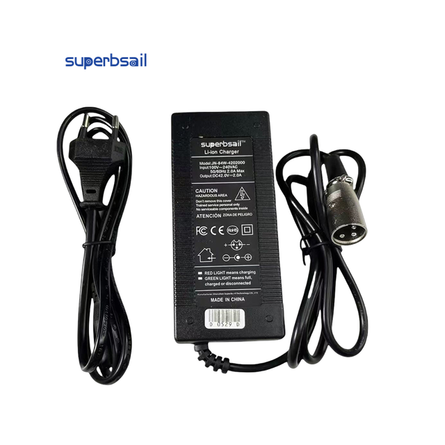 CE 42V 2A Charger 3pin XLR Plug Durable Battery Charger Power Supply for Xiaomi M365/Pro/Pro 2/ 1S Ninebot ES/F Series