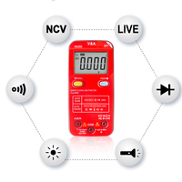 Multimètre numérique intelligent de poche VA28C avec écran LCD, testeur de tension DC/AC, lecteur de tension NCV, sécurité CATIII 600V, batterie Li-ion