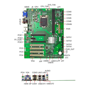 Placa base ATX Original LGA1150 Intel H81 Chip 4th Gen I7/I5/I3 CPU <span class=keywords><strong>DDR3</strong></span> 2LAN Servidor de ordenador de la computadora placa base Industrial - Product Image 5